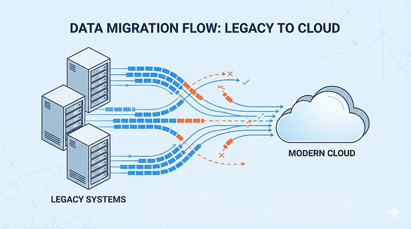 Migration de données : les 10 erreurs qui coûtent cher